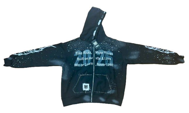 Take Risks Premium Hoodie – Jet Black