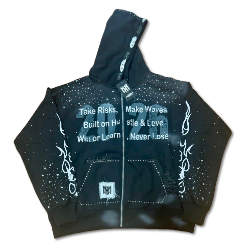 Take Risks Premium Hoodie – Jet Black