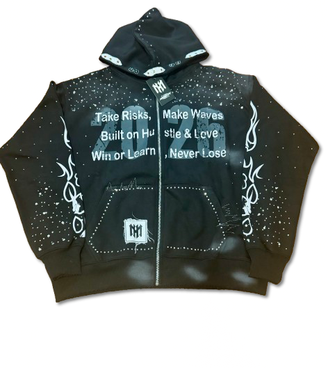 Take Risks Premium Hoodie – Jet Black