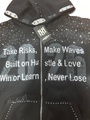 Take Risks Premium Hoodie – Jet Black