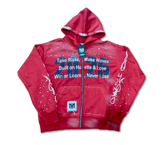 Take Risks Premium Hoodie – Crimson Red